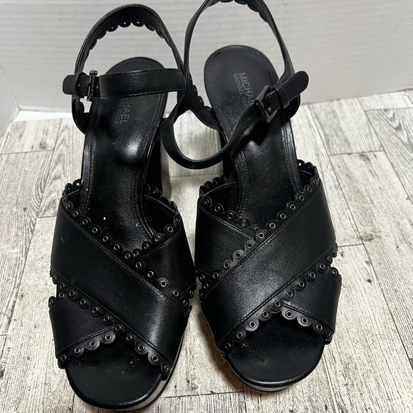 Michael KORS Platform Sandals 8.5 black - Picture 2 of 8